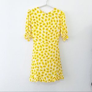 Faithfull The Brand Florence Floral Mini Dress XS